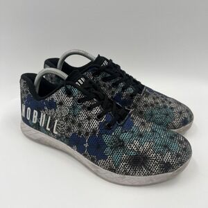 NoBull CrossFit Trainer Gym Shoes Mens 9.5 Women 11 Midnight Floral